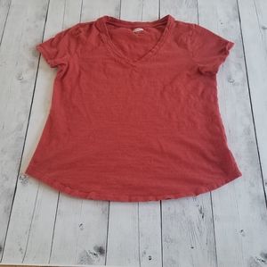 Old Navy Everywear Medium Rust Orange/Red Short sleeve top